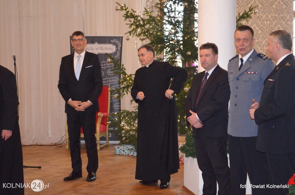 Władze powiatu zorganizowały spotkanie opłatkowe