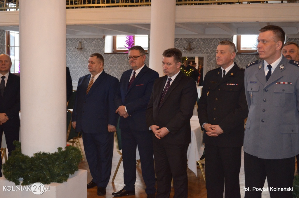 Władze powiatu zorganizowały spotkanie opłatkowe