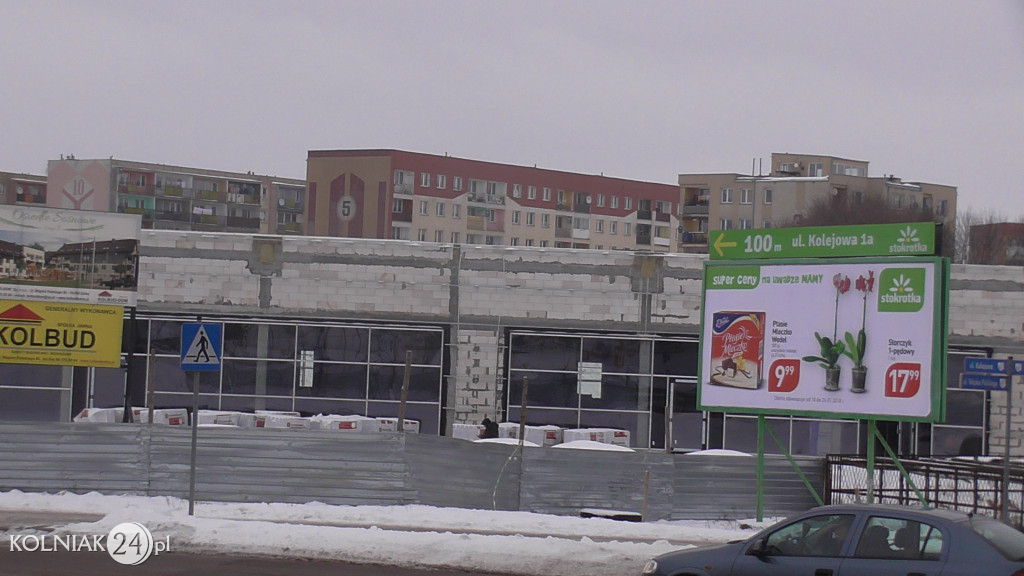 Zima nie przeszkadza budowlańcom