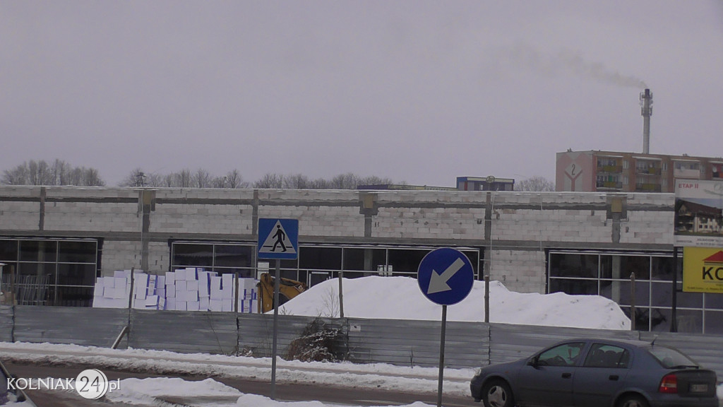 Zima nie przeszkadza budowlańcom