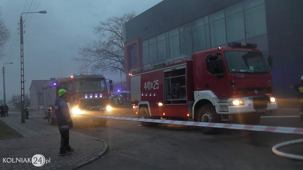 Pożar galerii handlowej w Kolnie