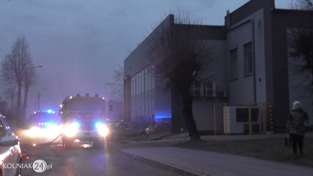 Pożar galerii handlowej w Kolnie