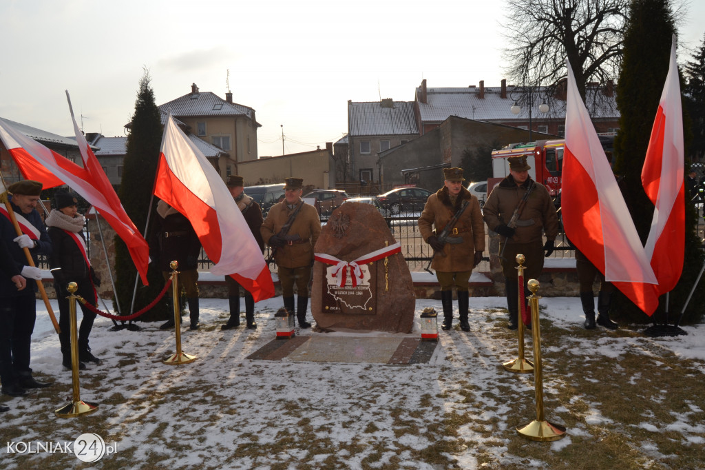 Uroczystość odsłonięcia pomnika Żołnierzy Wyklętych