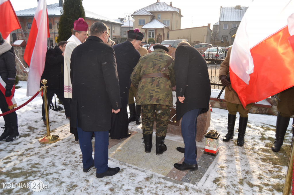 Uroczystość odsłonięcia pomnika Żołnierzy Wyklętych
