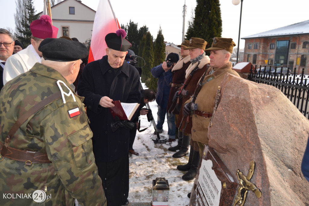 Uroczystość odsłonięcia pomnika Żołnierzy Wyklętych