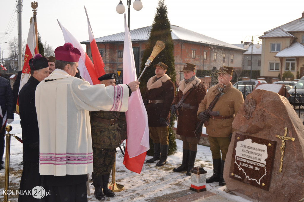Uroczystość odsłonięcia pomnika Żołnierzy Wyklętych