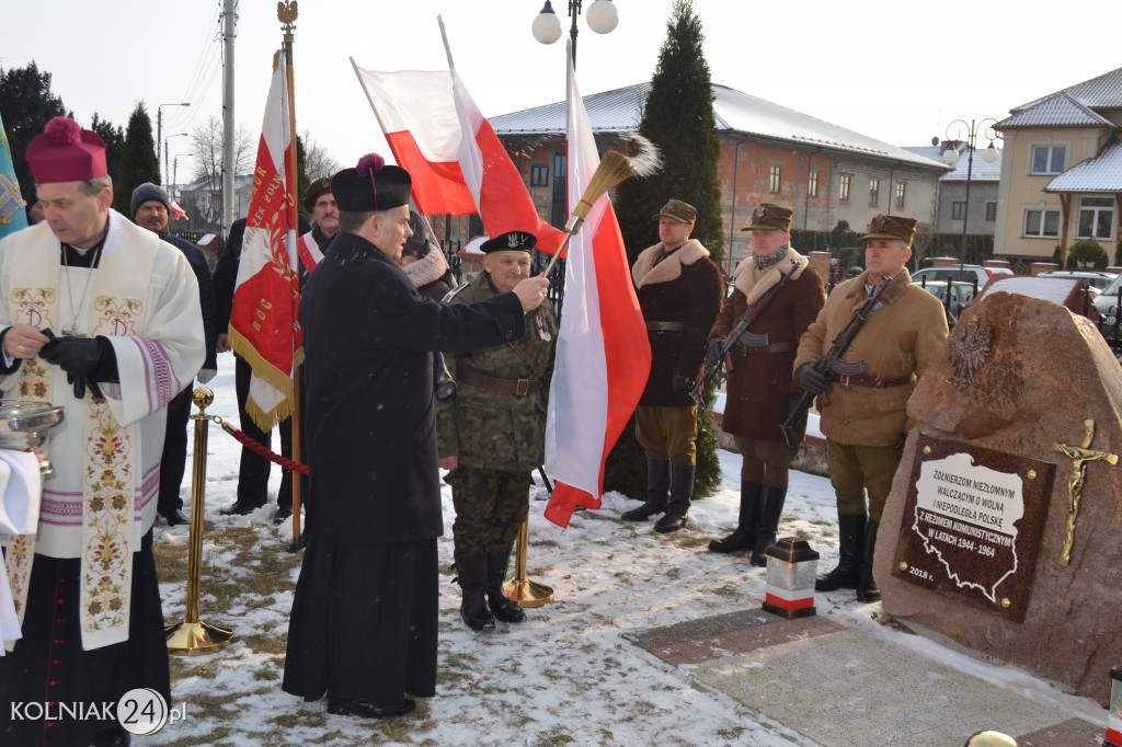 Uroczystość odsłonięcia pomnika Żołnierzy Wyklętych