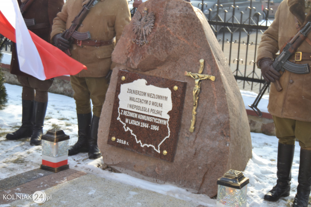 Uroczystość odsłonięcia pomnika Żołnierzy Wyklętych