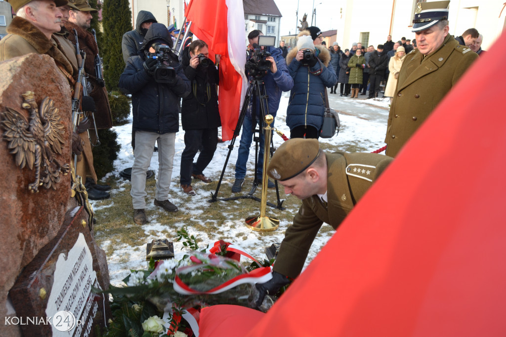 Uroczystość odsłonięcia pomnika Żołnierzy Wyklętych