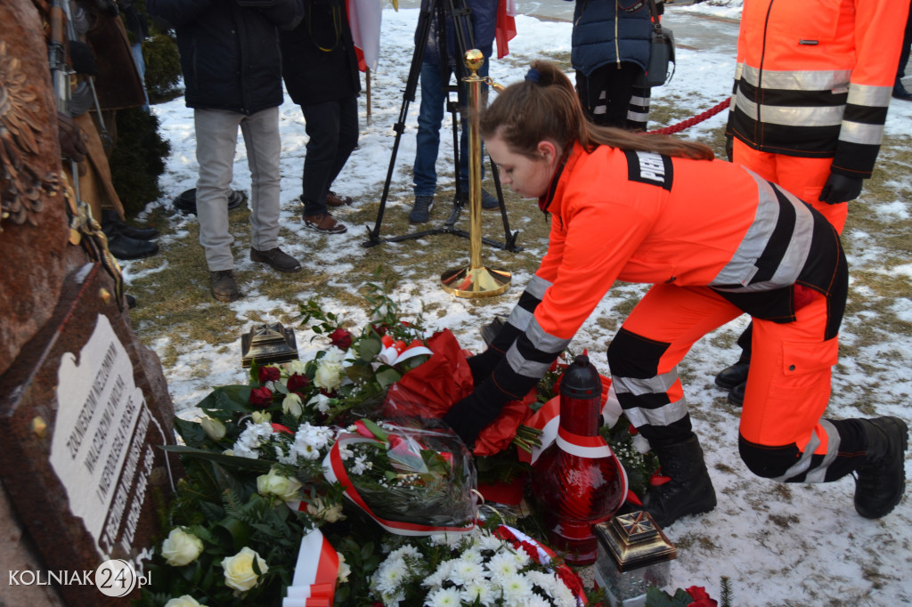 Uroczystość odsłonięcia pomnika Żołnierzy Wyklętych