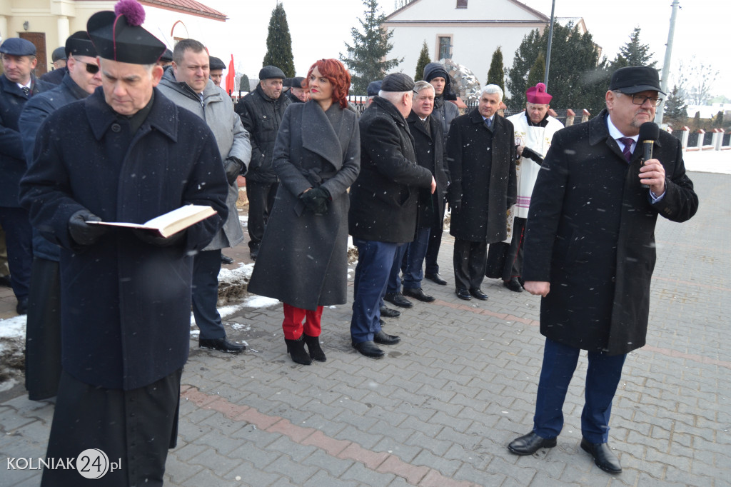 Uroczystość odsłonięcia pomnika Żołnierzy Wyklętych