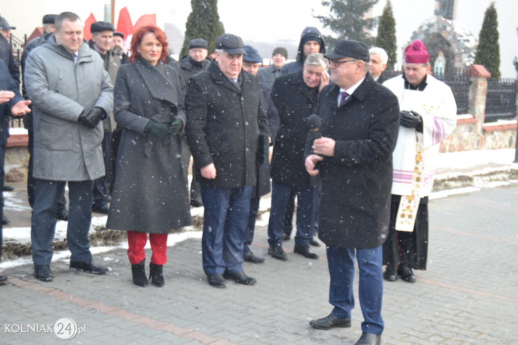 Uroczystość odsłonięcia pomnika Żołnierzy Wyklętych