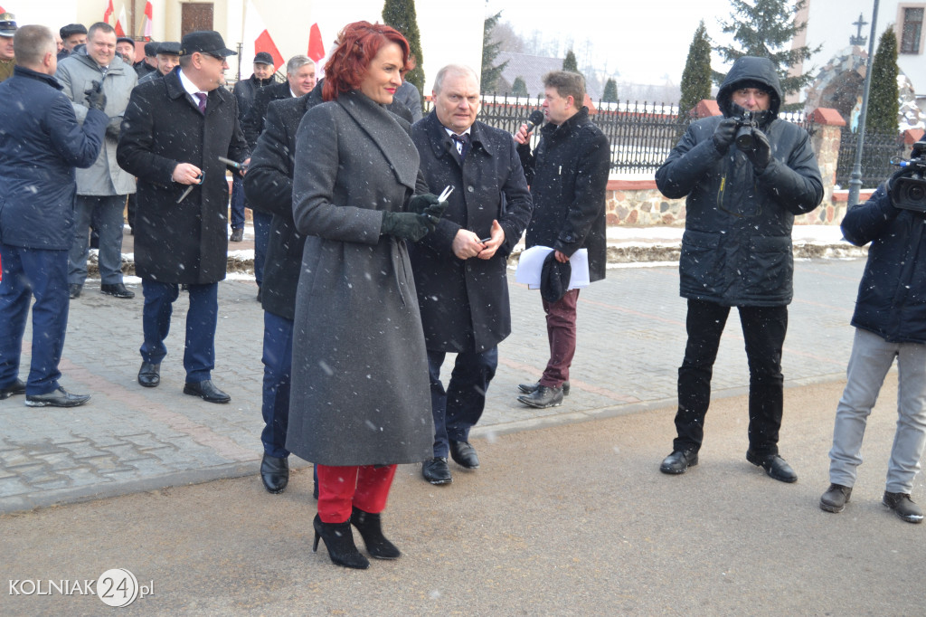 Uroczystość odsłonięcia pomnika Żołnierzy Wyklętych