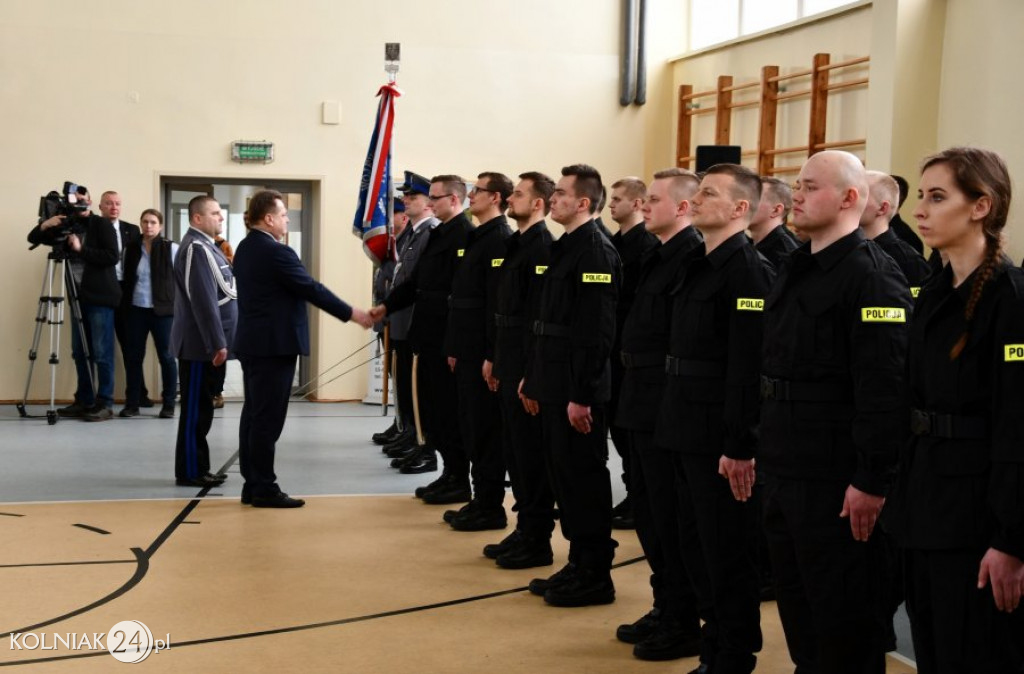 Wśród nich było dwóch funkcjonariuszy z kolneńskiej komendy