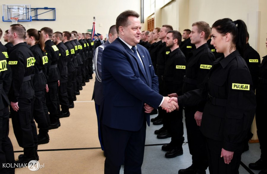 Wśród nich było dwóch funkcjonariuszy z kolneńskiej komendy