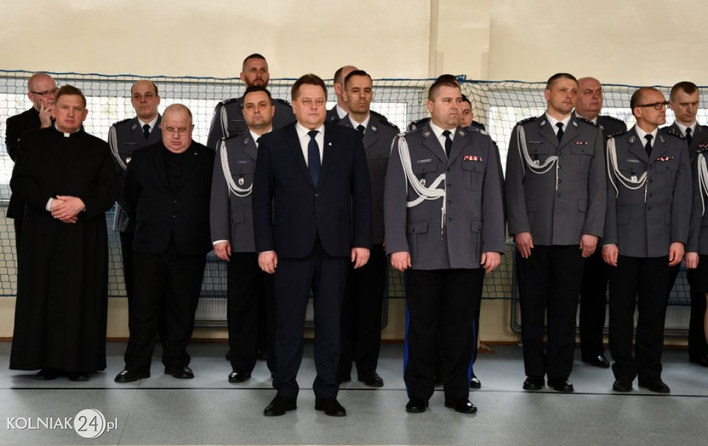 Wśród nich było dwóch funkcjonariuszy z kolneńskiej komendy