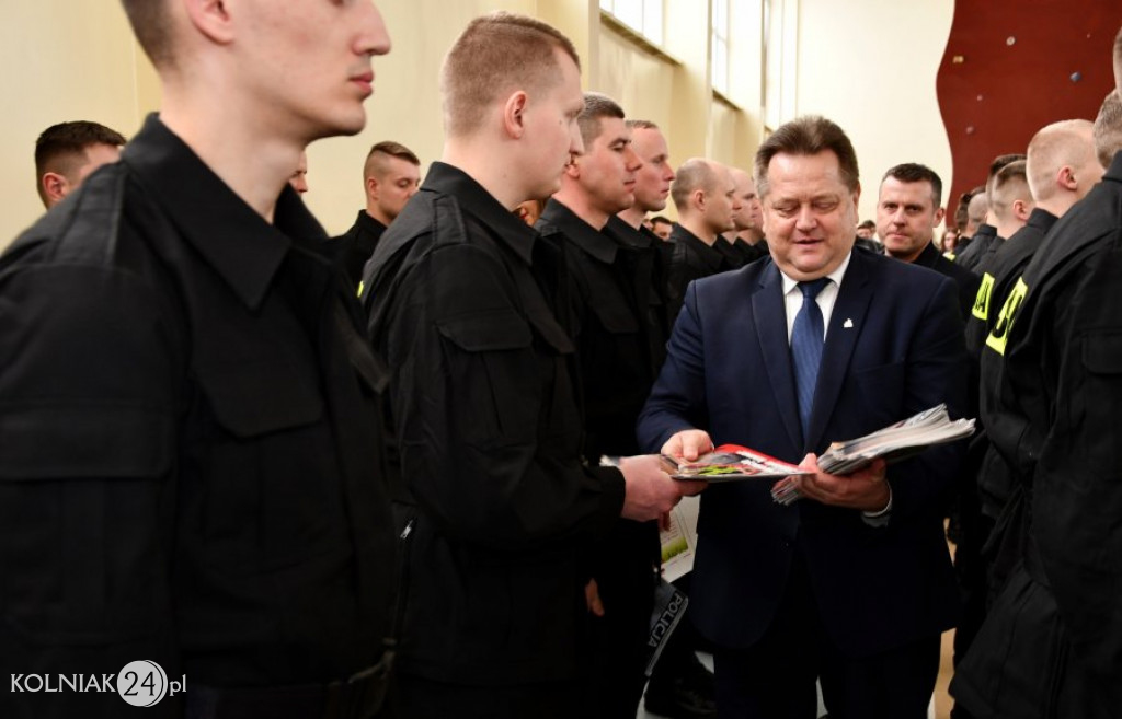 Wśród nich było dwóch funkcjonariuszy z kolneńskiej komendy