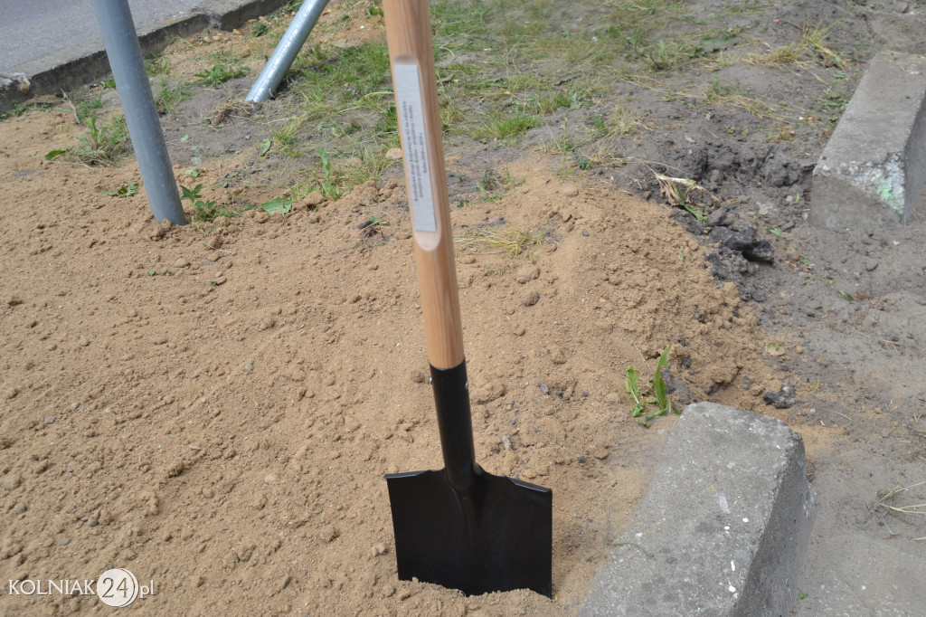 Burmistrz chwycił za łopatę