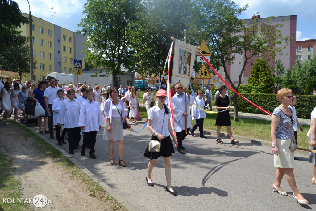 Dwie precesje na ulicach Kolna