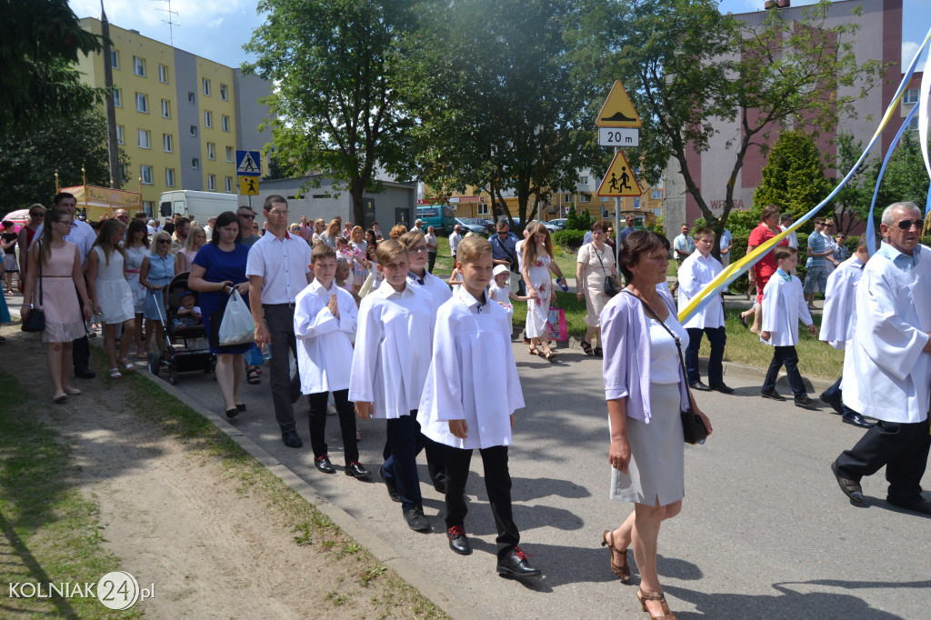 Dwie precesje na ulicach Kolna