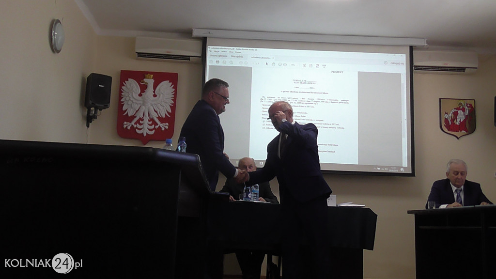 Burmistrz Kolna z absolutorium