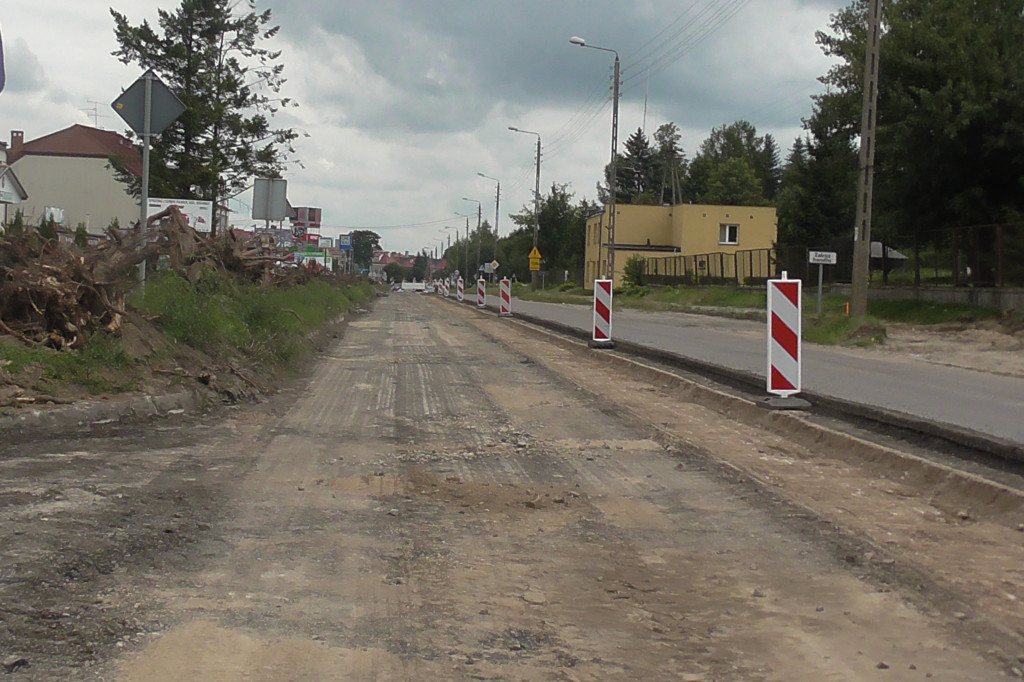 Trwają prace na DK 63