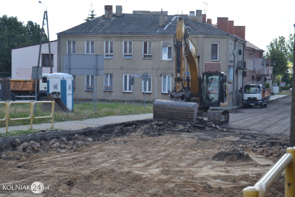 Trwają prace na DK 63