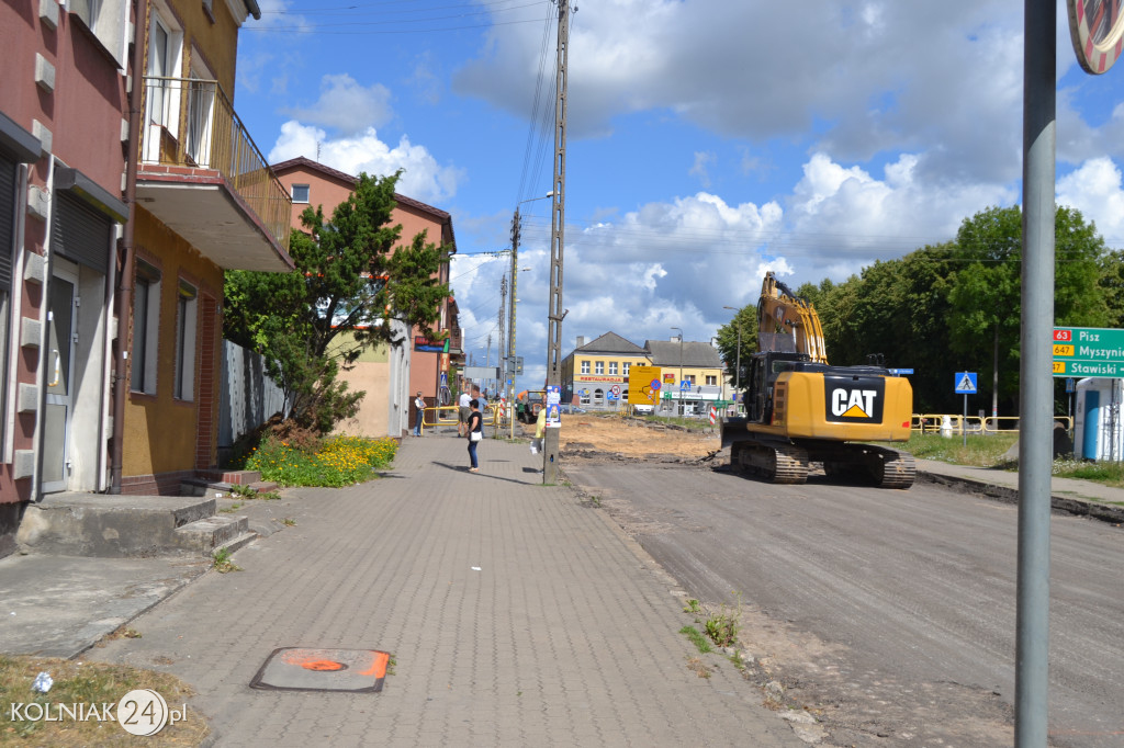 Trwają prace na DK 63