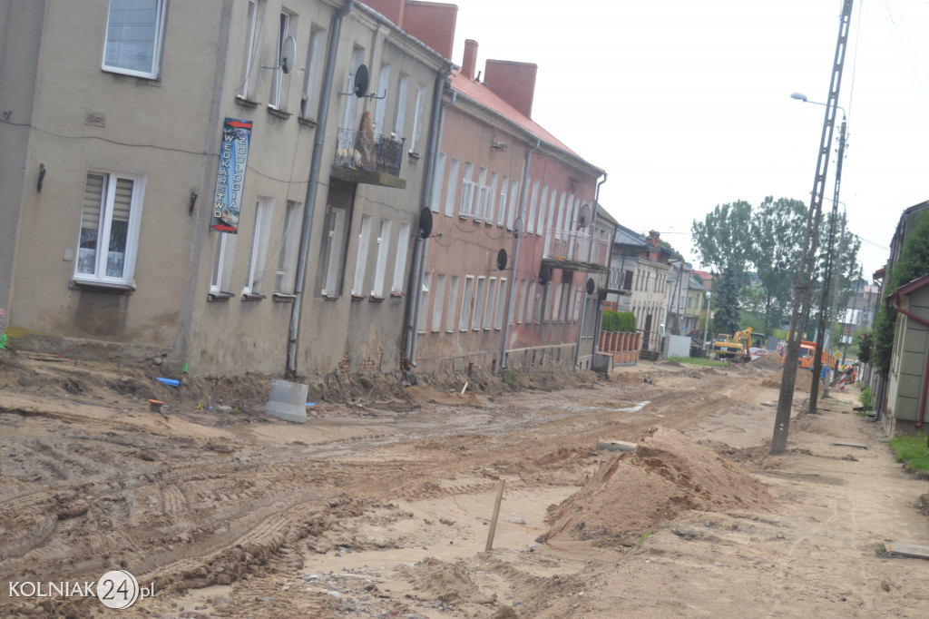 Trwają prace na DK 63