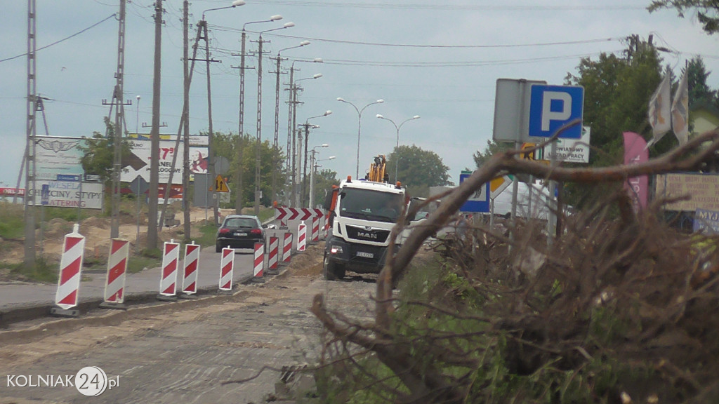 Trwają prace na DK 63