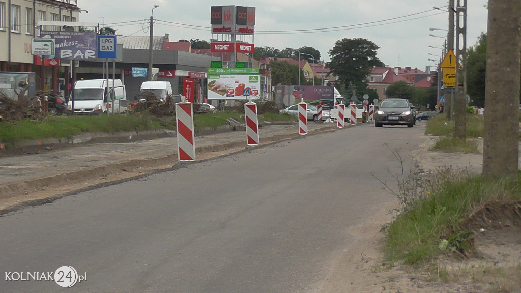 Trwają prace na DK 63