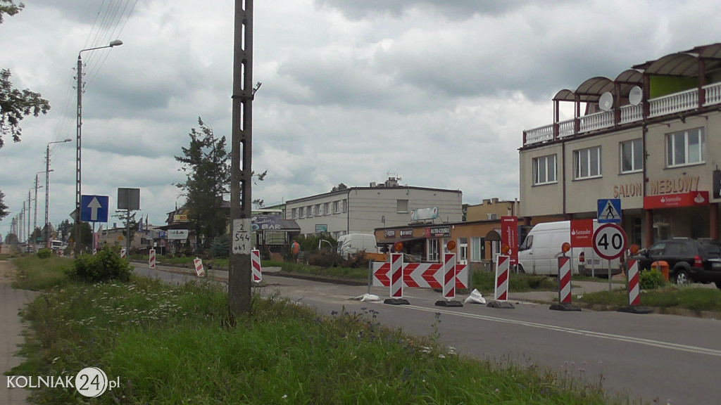 Trwają prace na DK 63