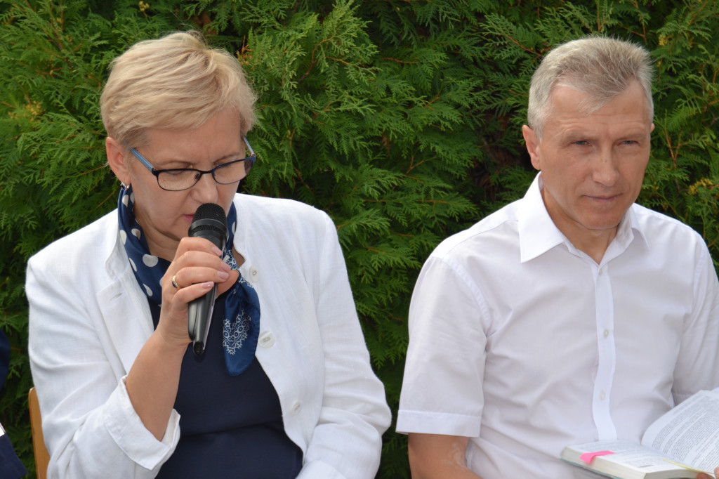 Czytali Żeromskiego na placu gimnazjalnym