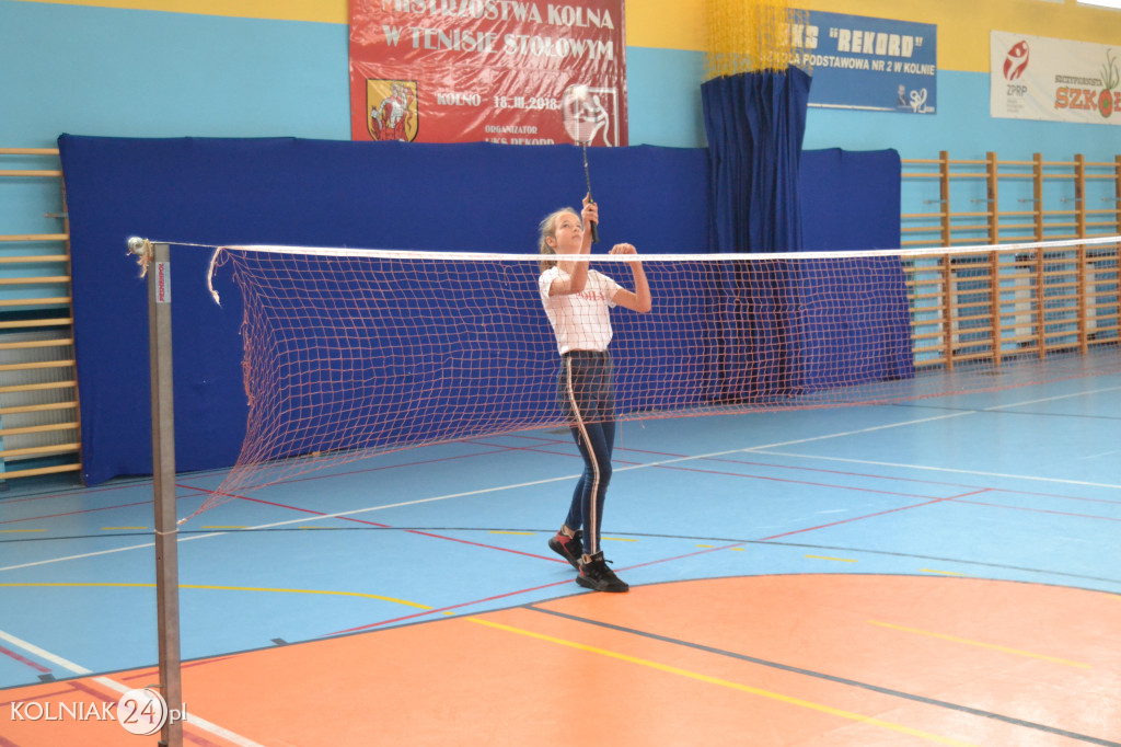 Igrzyska Powiatu Dzieci w Badmintonie