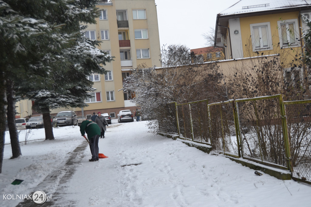 Za oknami pojawił się śnieg