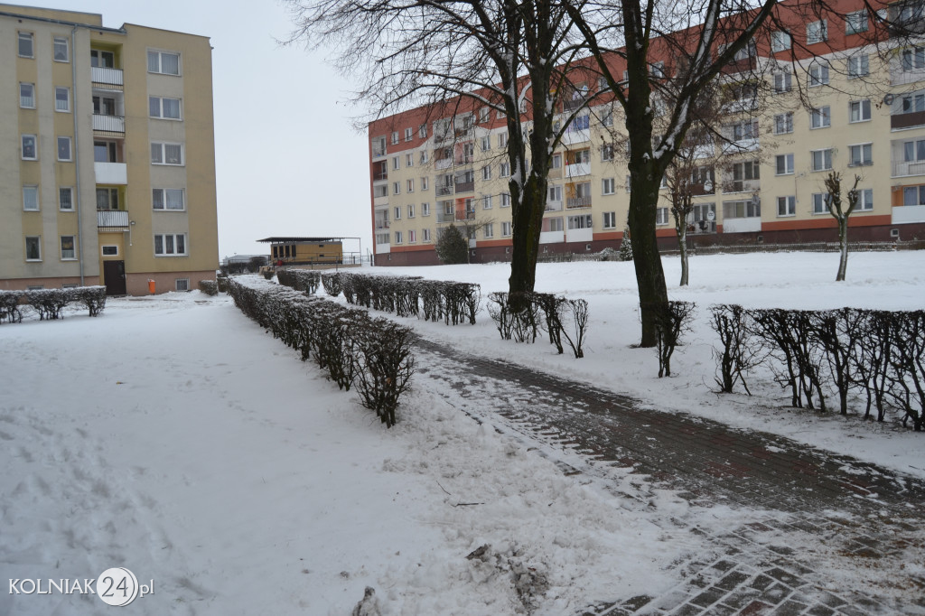 Za oknami pojawił się śnieg
