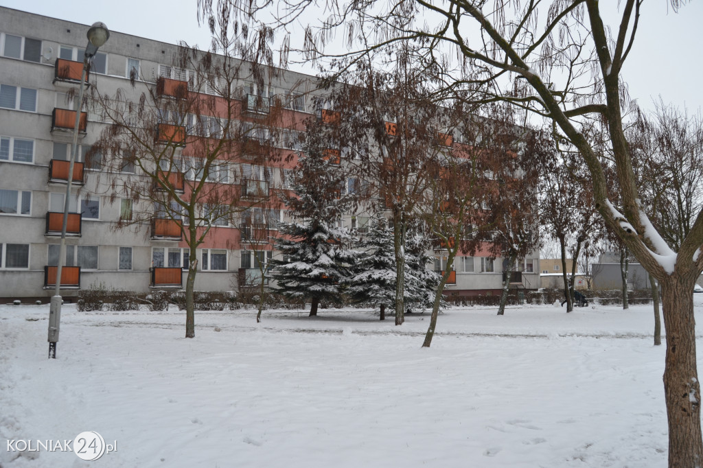 Za oknami pojawił się śnieg