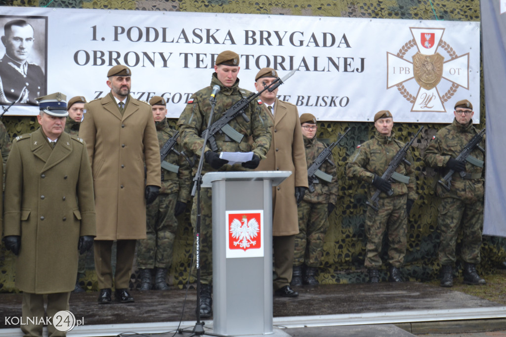Kolno: Przysięga wojskowa podlaskich Terytorialsów
