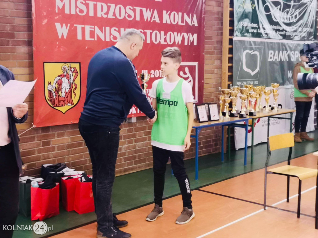 XV Otwarte Mistrzostwa Kolna w Tenisie Stołowym