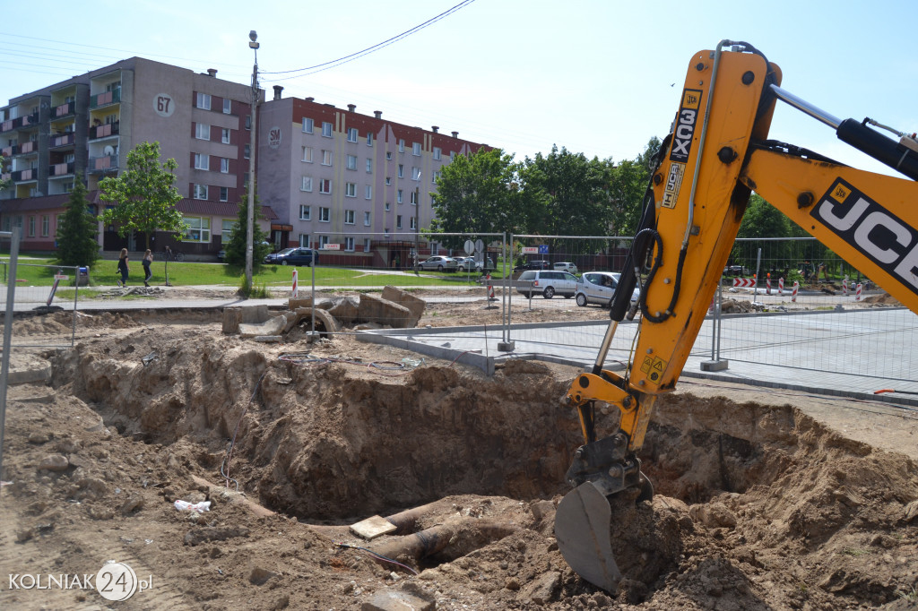 Kolejne zdjęcia z remontu drogi krajowej w Kolnie