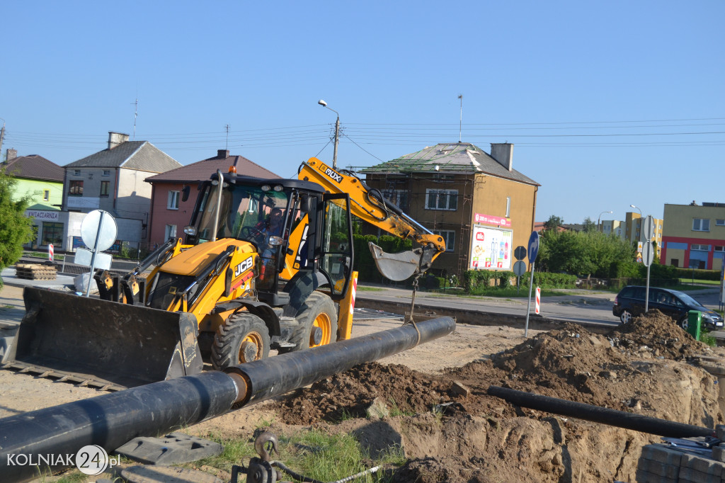 Kolejne zdjęcia z remontu drogi krajowej w Kolnie