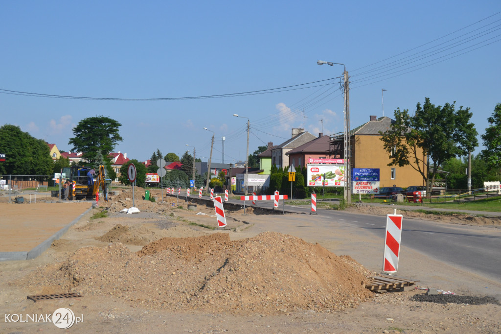 Kolejne zdjęcia z remontu drogi krajowej w Kolnie