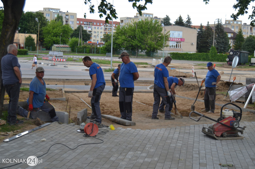 Kolejne zdjęcia z remontu drogi krajowej w Kolnie