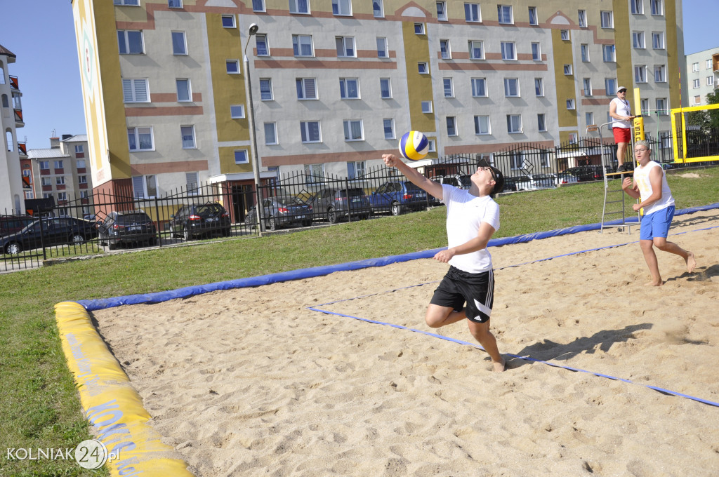Turniej piłki plażowej w Kolnie