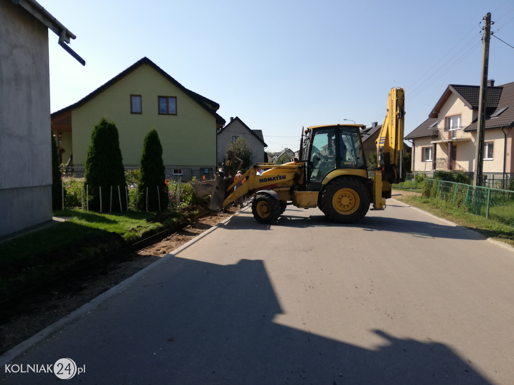 Prace budowlane w Brzozowie