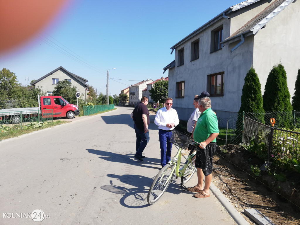 Prace budowlane w Brzozowie