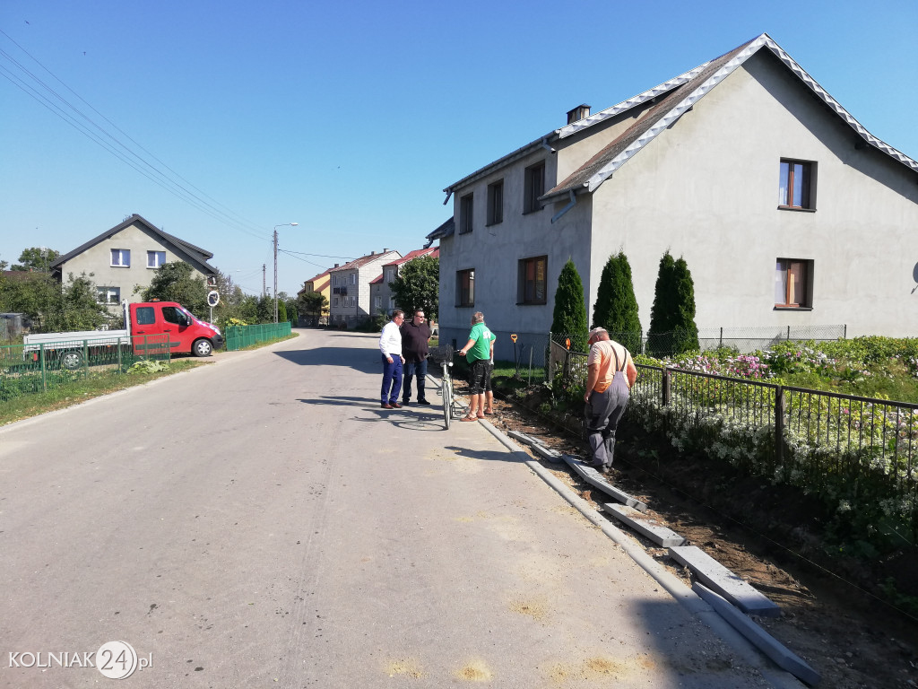 Prace budowlane w Brzozowie