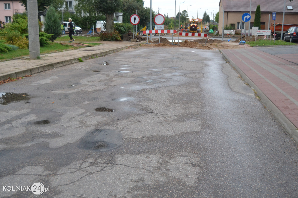 Modernizacja drogi krajowej w Kolnie (wrzesień)