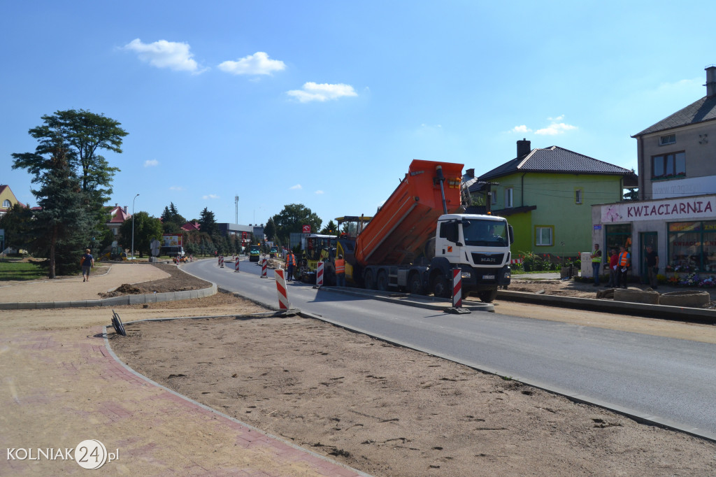 Modernizacja drogi krajowej w Kolnie (wrzesień)