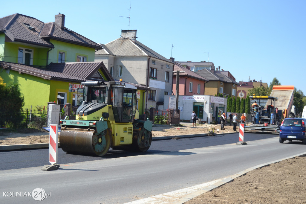 Modernizacja drogi krajowej w Kolnie (wrzesień)